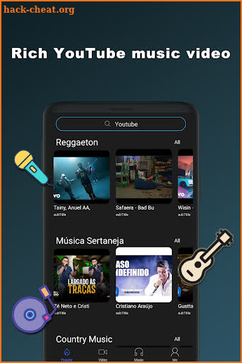 Sea Player - Free MP3 Music & Video Player screenshot