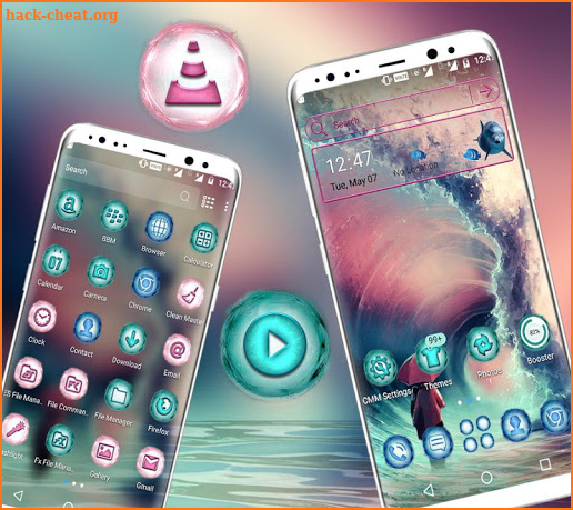 Sea Wave Launcher Theme screenshot