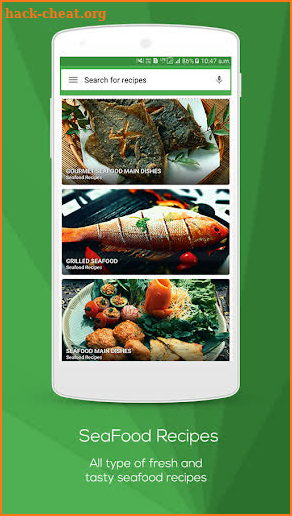 Seafood Recipes screenshot