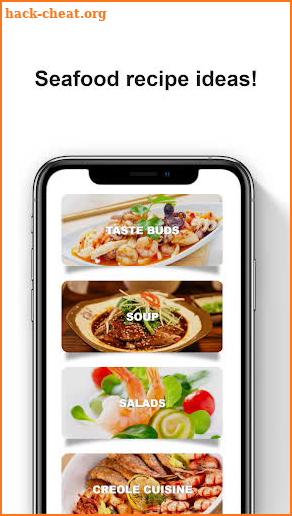 Seafood Recipes App screenshot