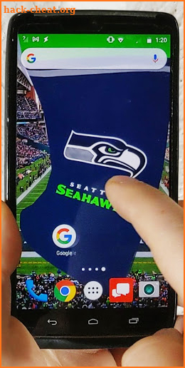 Seahawks INTERACTIVE Wallpaper screenshot