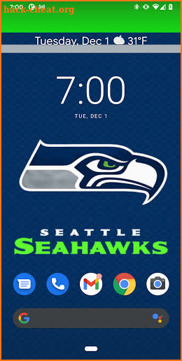 Seahawks INTERACTIVE Wallpaper screenshot