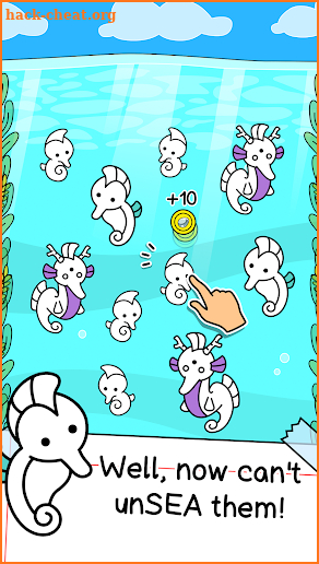 Seahorse Evolution - Merge & Create Sea Monsters screenshot