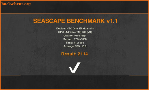 Seascape Benchmark - Test your device performance screenshot