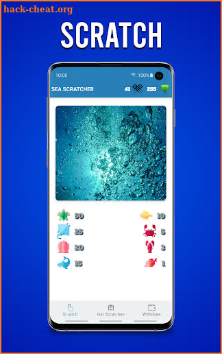 SeaScratcher - Earn Money screenshot