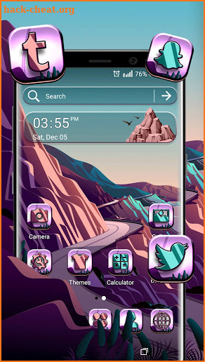 Seashore Road Theme Launcher screenshot