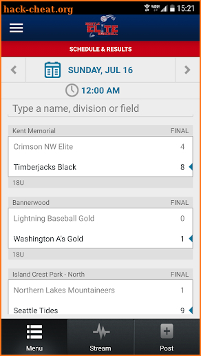 Seattle Elite Baseball screenshot