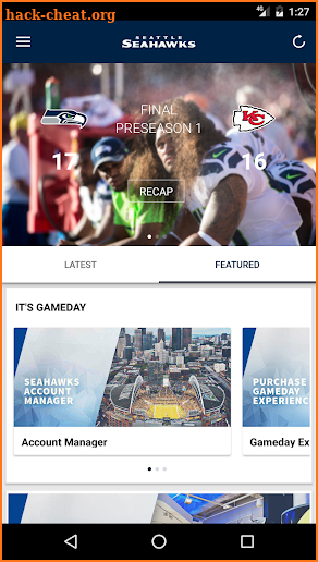 Seattle Seahawks Mobile screenshot