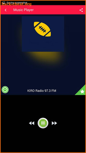 Seattle Seahawks Radio Mobile App screenshot