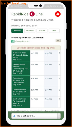 Seattle Transit screenshot