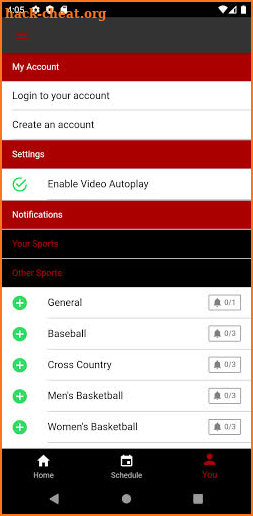 Seattle U Athletics screenshot