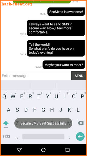 SecMess screenshot