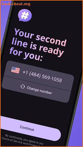 Second Phone Number App: eSIM screenshot