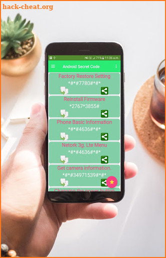 Secret Codes for Android screenshot