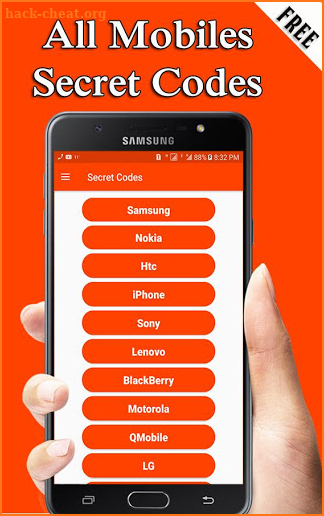 Secret Codes for Phones : Mobile Master Codes screenshot