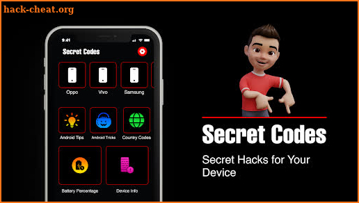 Secret Codes Hack for Android screenshot