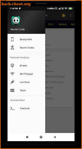 Secret Codes Hacks: IP Tools screenshot