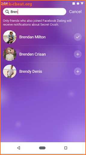 Secret Crush : Facebook dating 2019 Guide screenshot