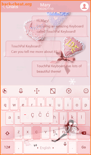 Secret Crush Valentine Theme screenshot