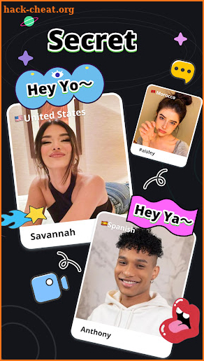 Secret - Live video chat screenshot