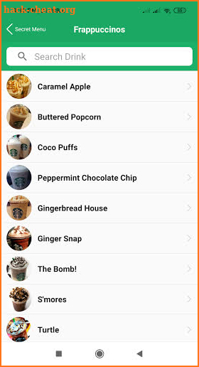 Secret Menu for Starbucks -VIP screenshot