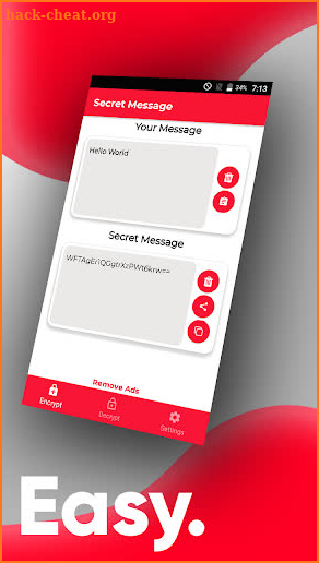 Secret Message - Encrypt/Decrypt Messages screenshot