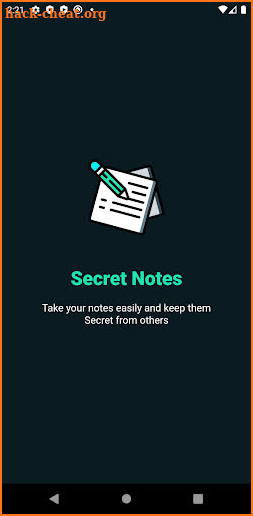 Secret Notes screenshot