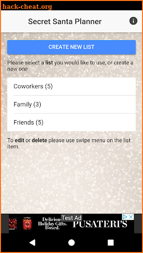 Secret Santa Planner screenshot