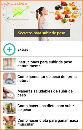 Secrets to gain weight screenshot