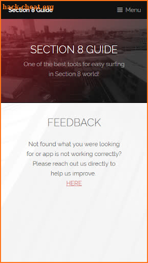 Section 8 Guide screenshot