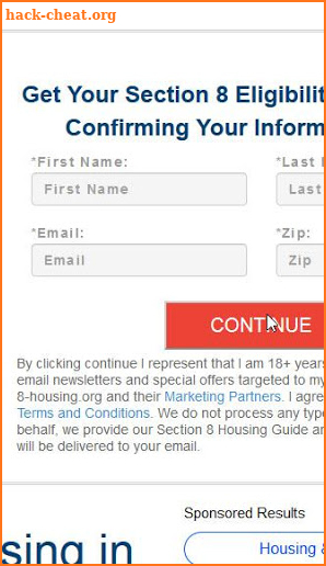Section 8 Rentals - No Waiting List screenshot