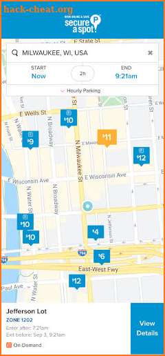 Secure-a-Spot screenshot