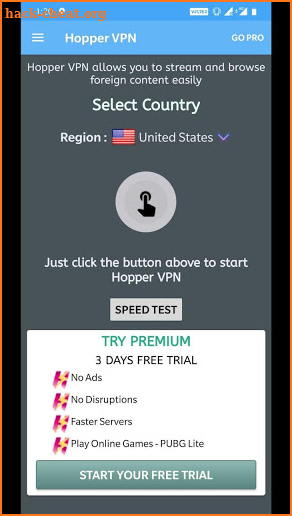 Secure VPN Proxy - Hopper VPN : Fast & Free VPN screenshot