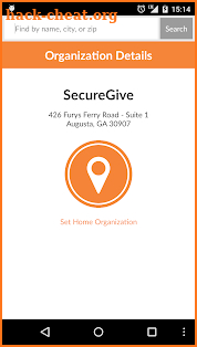 SecureGive screenshot