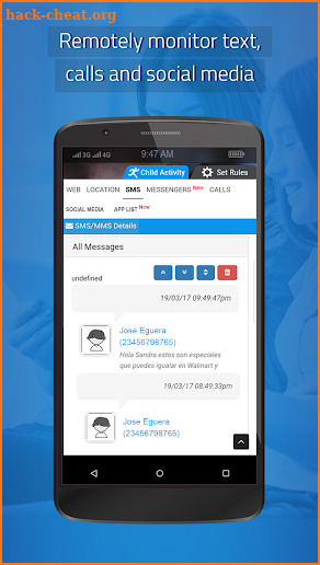 SecureTeen Child App screenshot