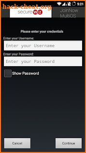 SecureW2 JoinNow screenshot