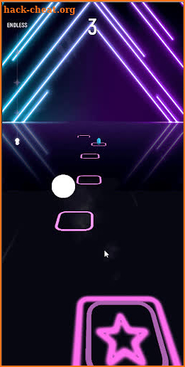 Security Breach Neon Tiles Hop screenshot