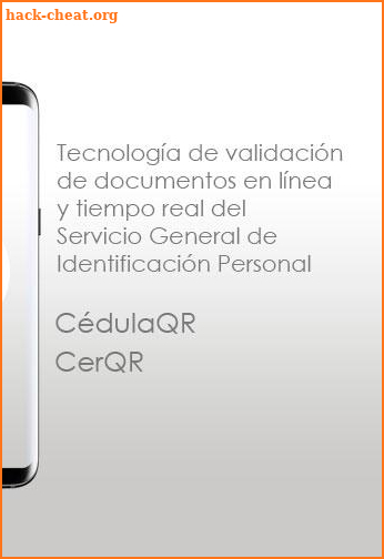 Segip CerQR screenshot