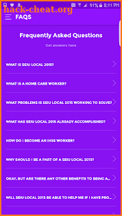 SEIU Local 2015 screenshot