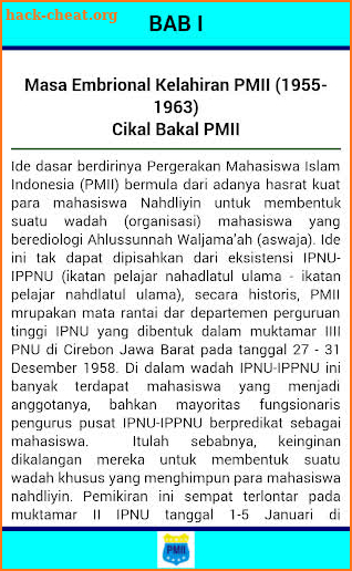 Sejarah PMII screenshot