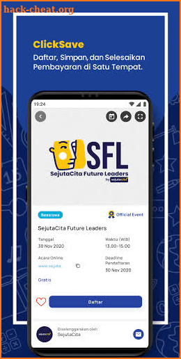 SejutaCita - Event dan Produktivitas Anak Muda screenshot