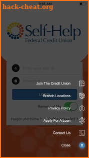 Self-Help Federal CU screenshot