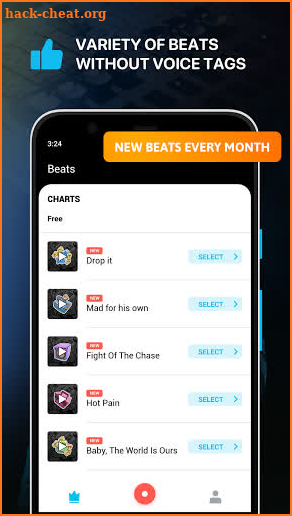 Self Rap - Start rap battle & Record hip hop beats screenshot