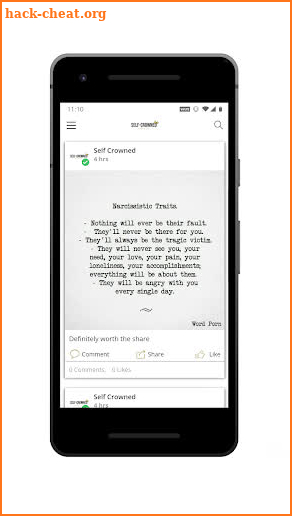 SelfCrowned screenshot