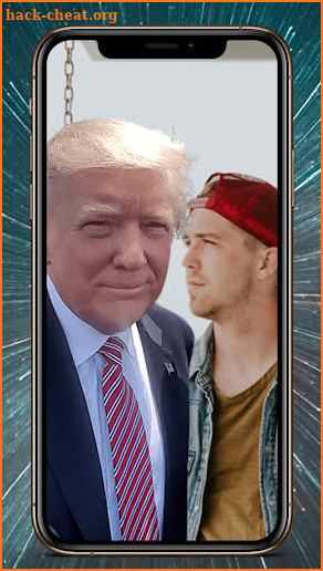 Selfie With Donald Trump - USA President Wallpaper screenshot