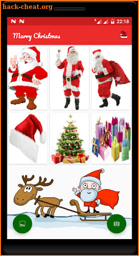 Selfie With Santa (Xmas tree, Santa's cap & more) screenshot