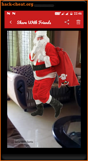 Selfie With Santa (Xmas tree, Santa's cap & more) screenshot