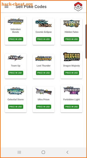 Sell Poke Codes screenshot