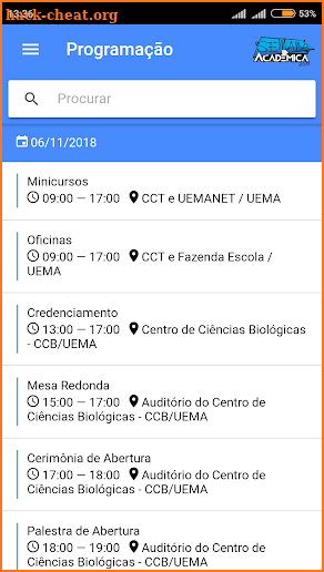 Semana Acadêmica UEMA 2018 screenshot