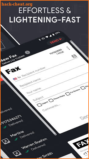 Send Fax - Easy PDF Faxing App screenshot